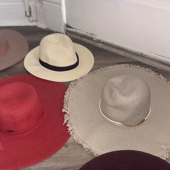 Stylish Women's Hat Collection - Red, Brown, Cream - Picture 7 of 9